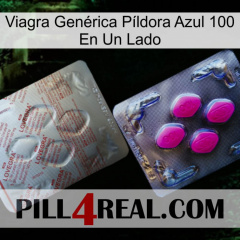 Viagra Genérica Píldora Azul 100 En Un Lado 38